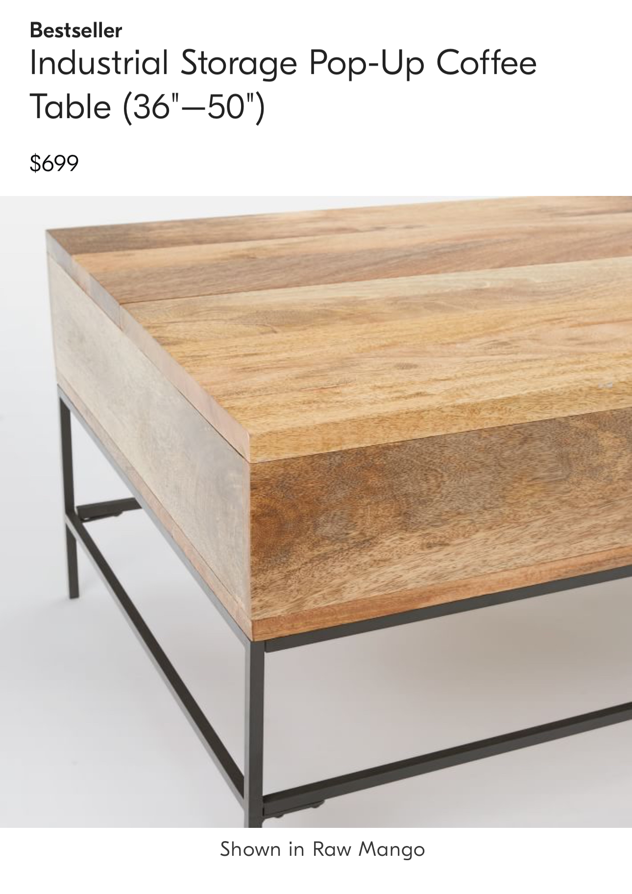 West Elm Coffee Table ❄️ - photo 2