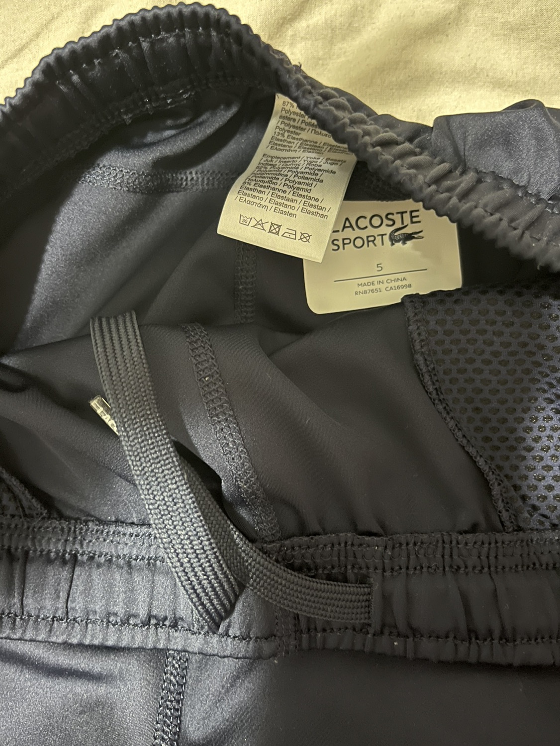 Men's Navy Blue LaCoste Joggers - photo 5