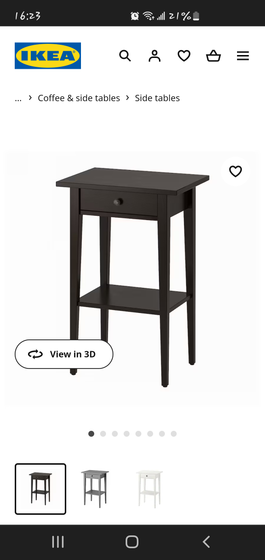 Ikea - Hemnes Side Table w/ Drawer - photo 4