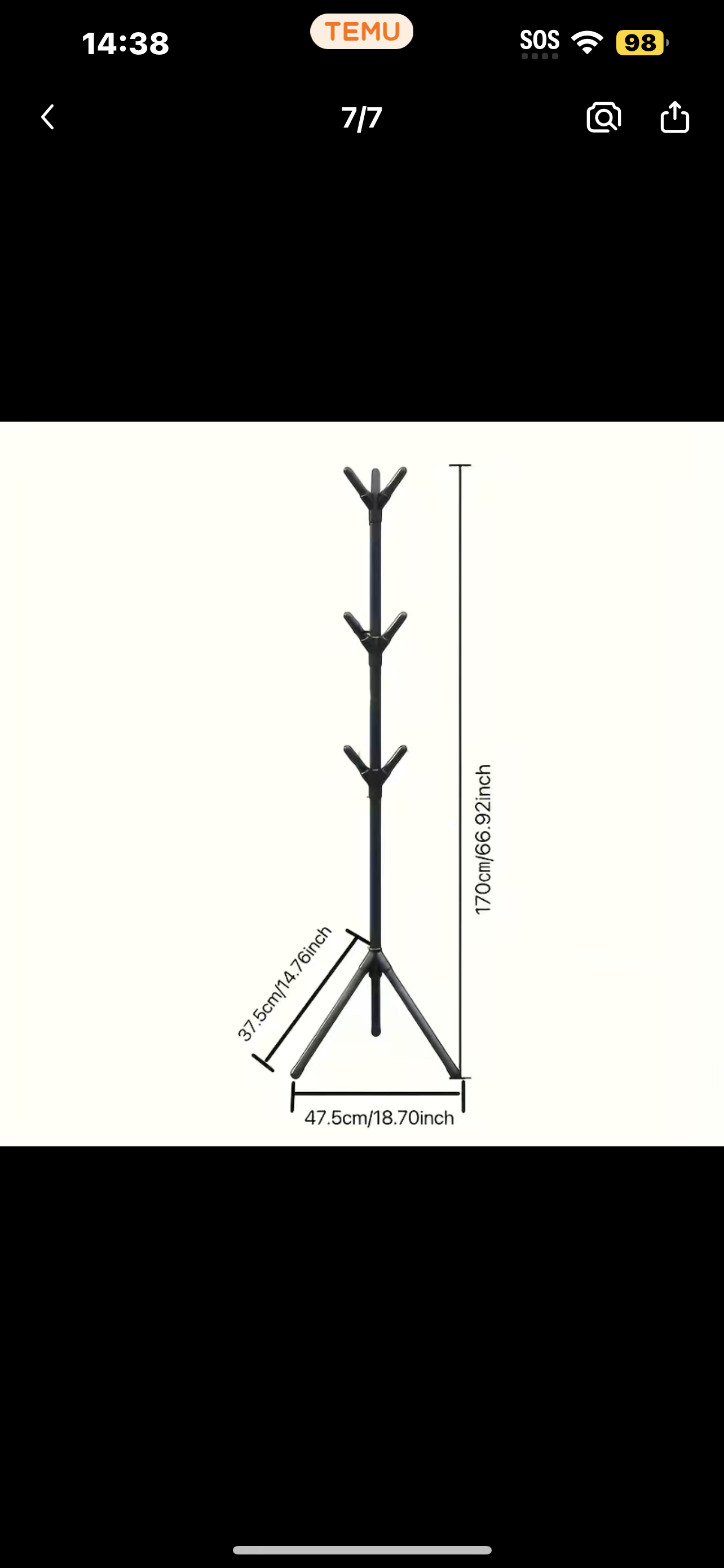 Coat Rack White - photo 2