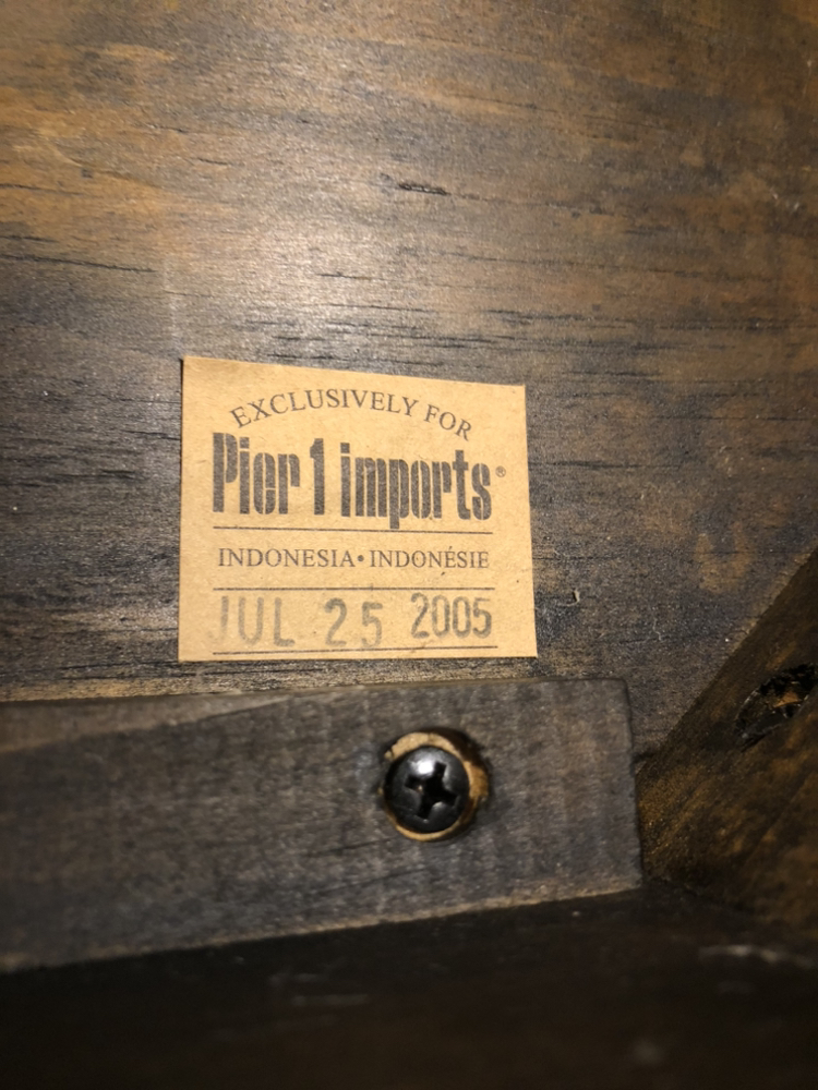 Pier 1 Imports Rustic Wooden Chair - photo 4