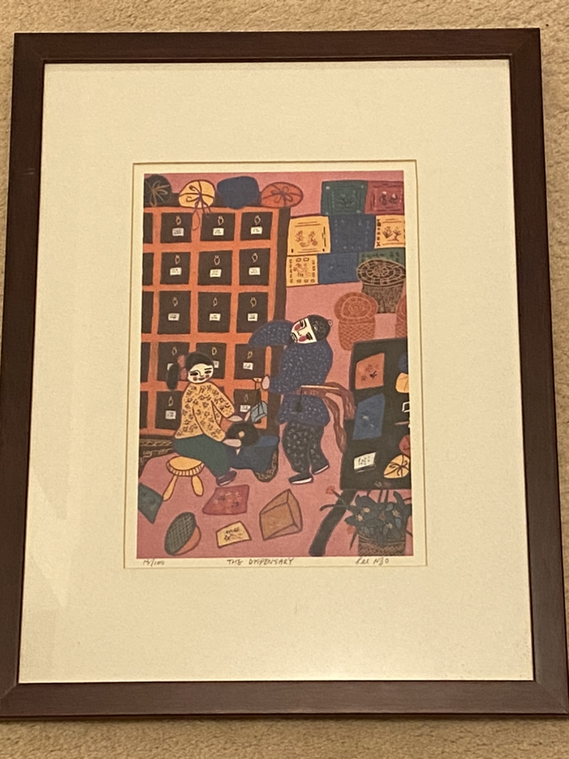 2 Pictures with wooden picture frames 🎁 image indicator(3)