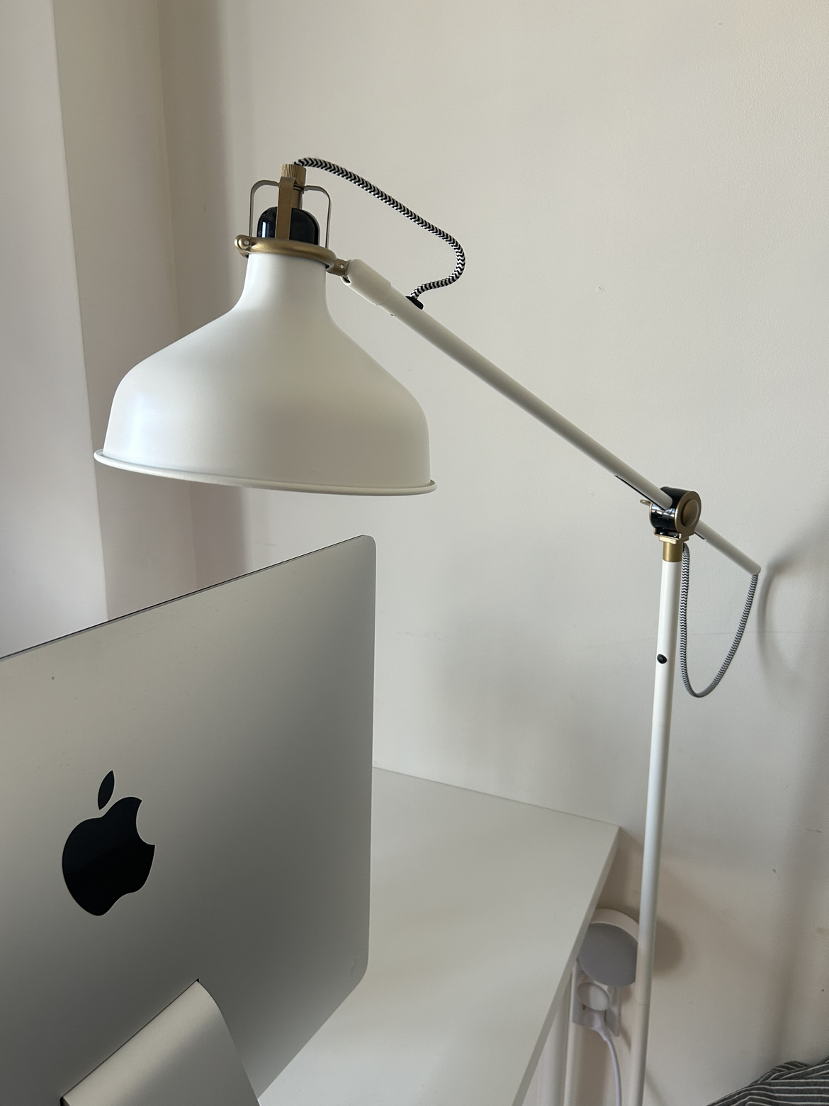 Ikea Floor Lamp, White