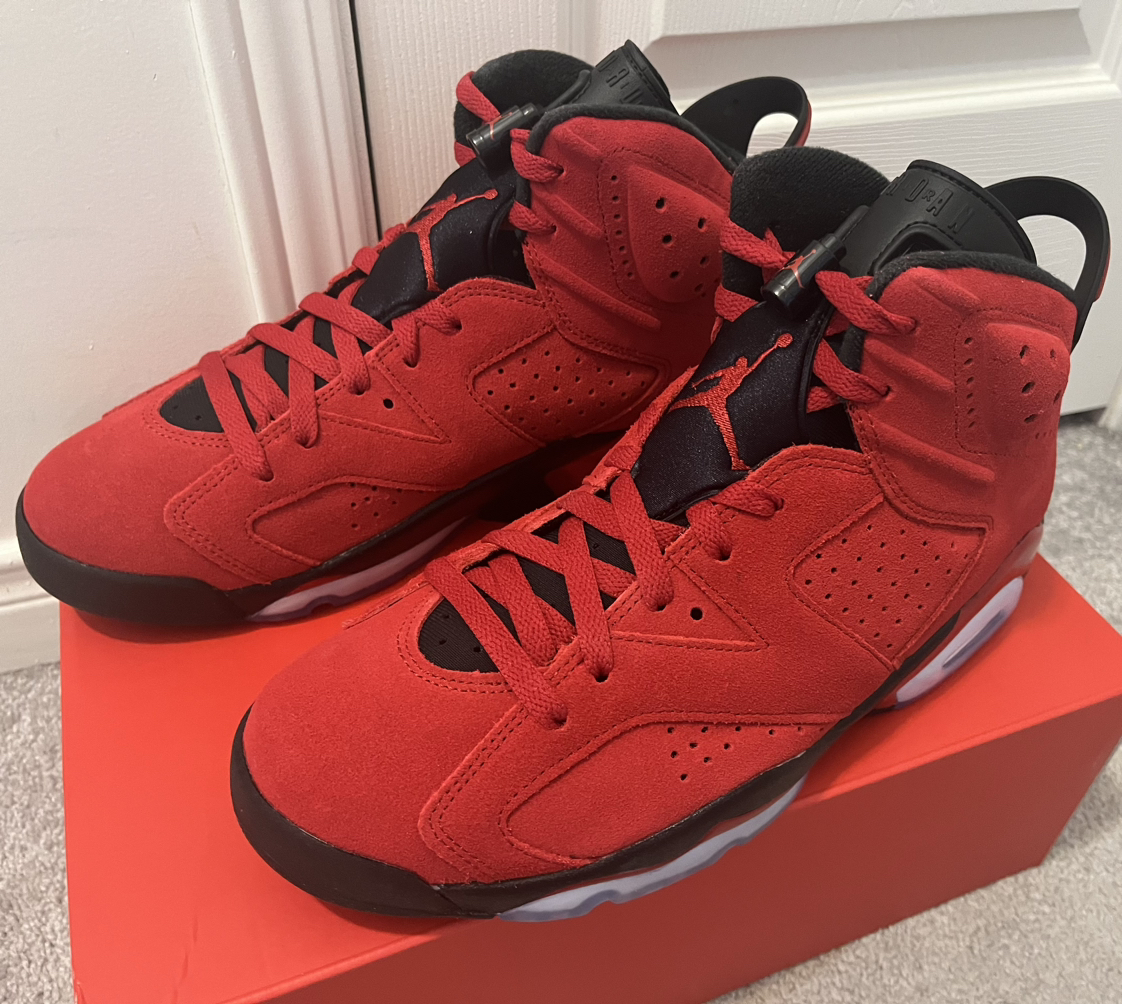 Men's Air Jordan 6 Retro Toro Bravo - Red - photo 3