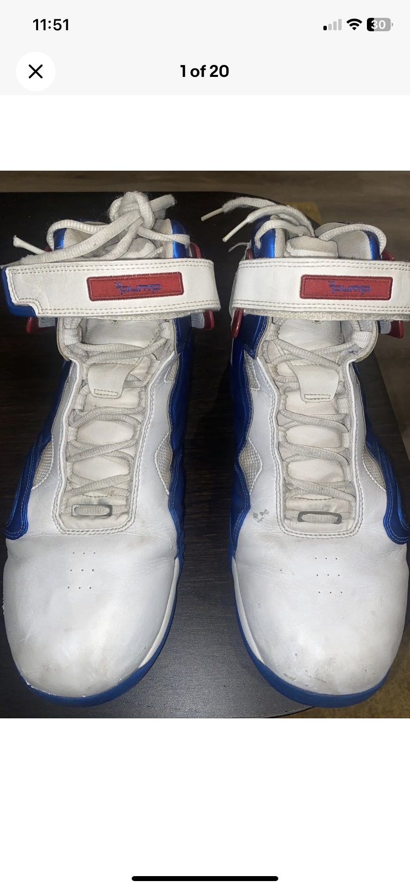 Men's Reebok ATR The Pump Iverson Basketball Shoes 13