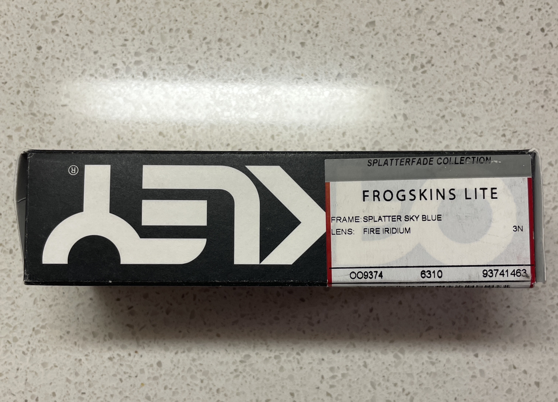 Oakley Frogskins Lite Sky Blue Splatter Sunglasses image indicator(5)