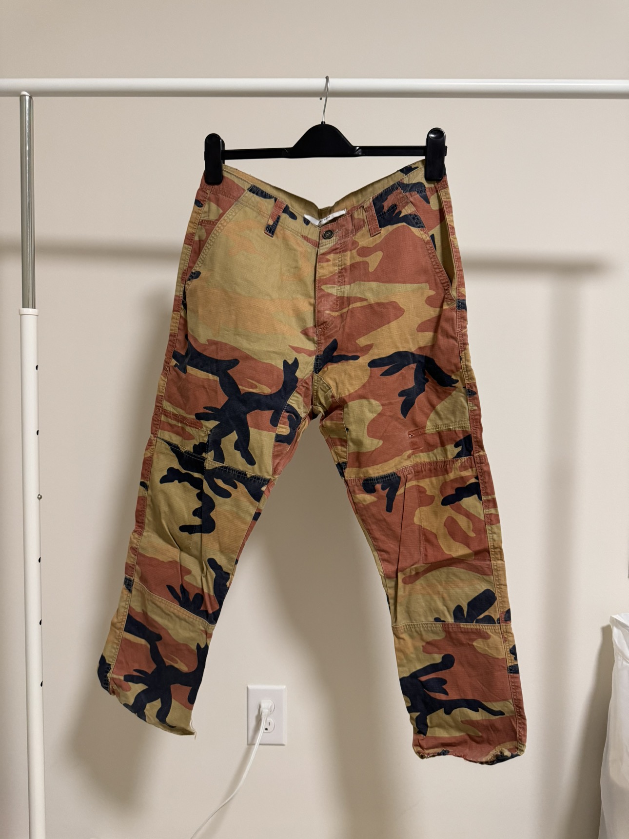 TOPMAN Camo Cargo Trousers