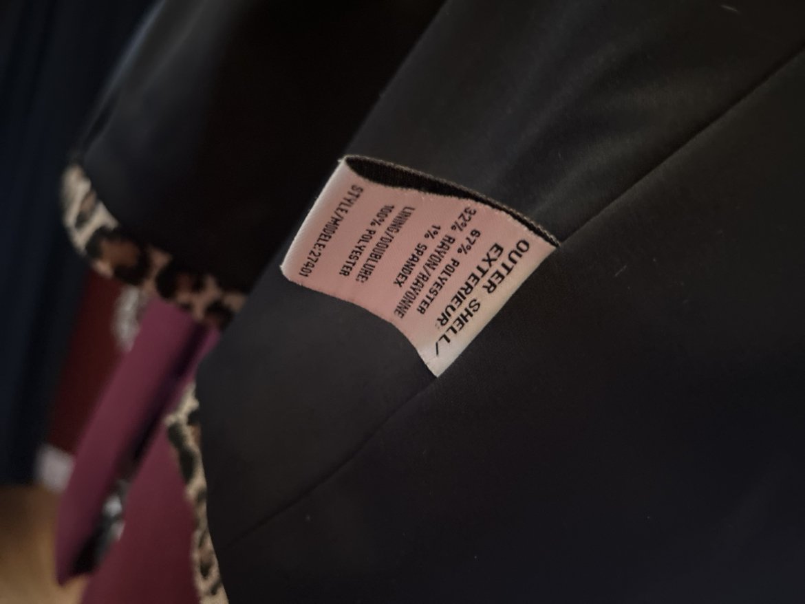 Leopard print blazer size large - photo 5