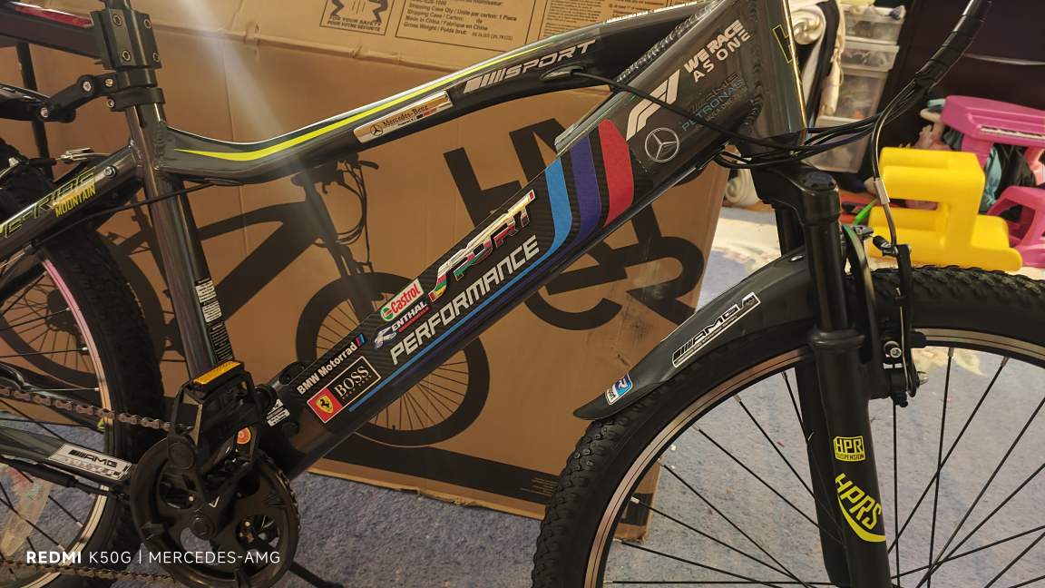 Almost new 26" electric mountain bike image indicator(2)