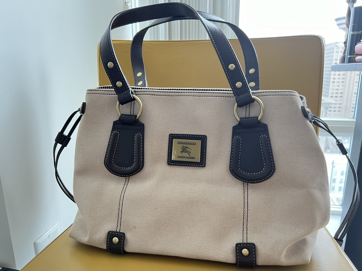 burberry bluelabel tote thumbnail
