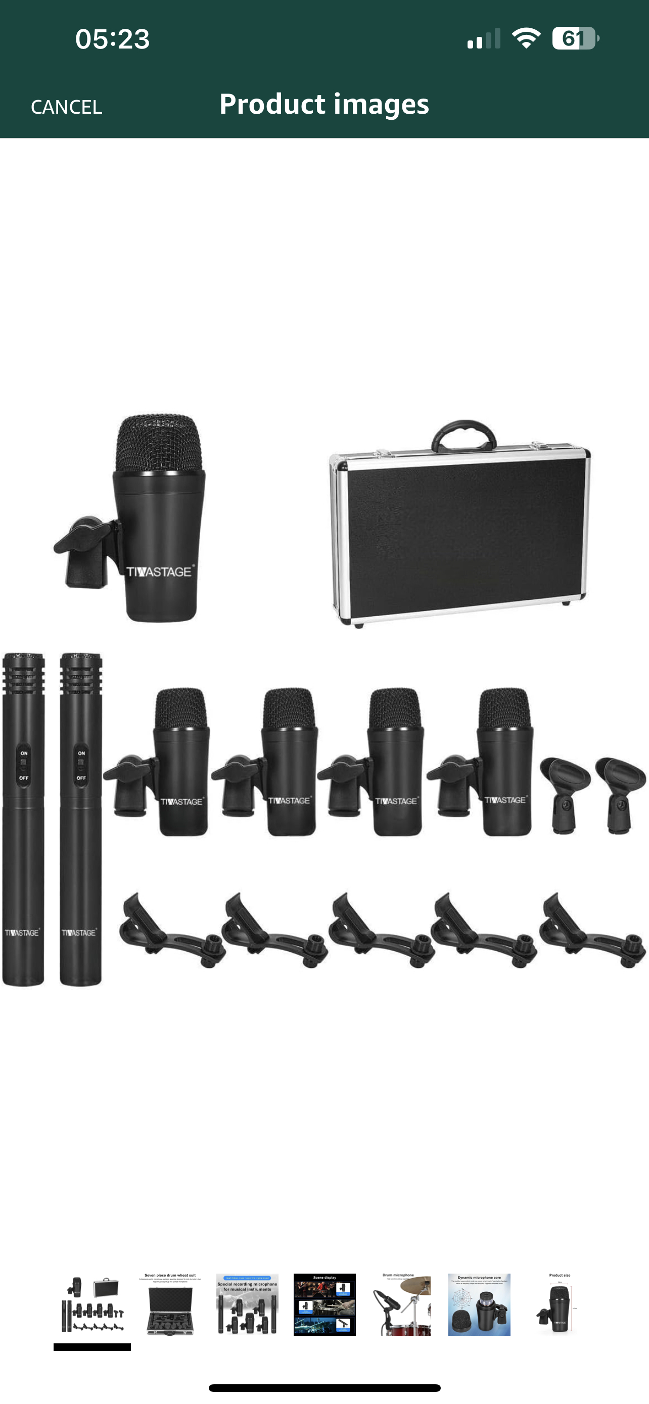 Drum mic set