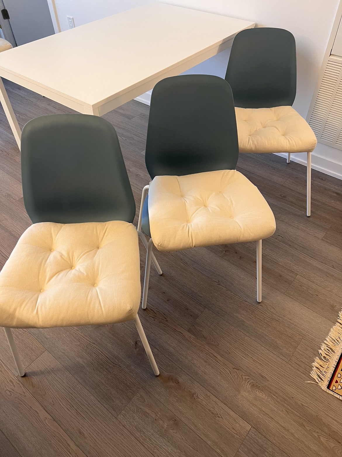IKEA LIDÅS Chair, blue/white - photo 2