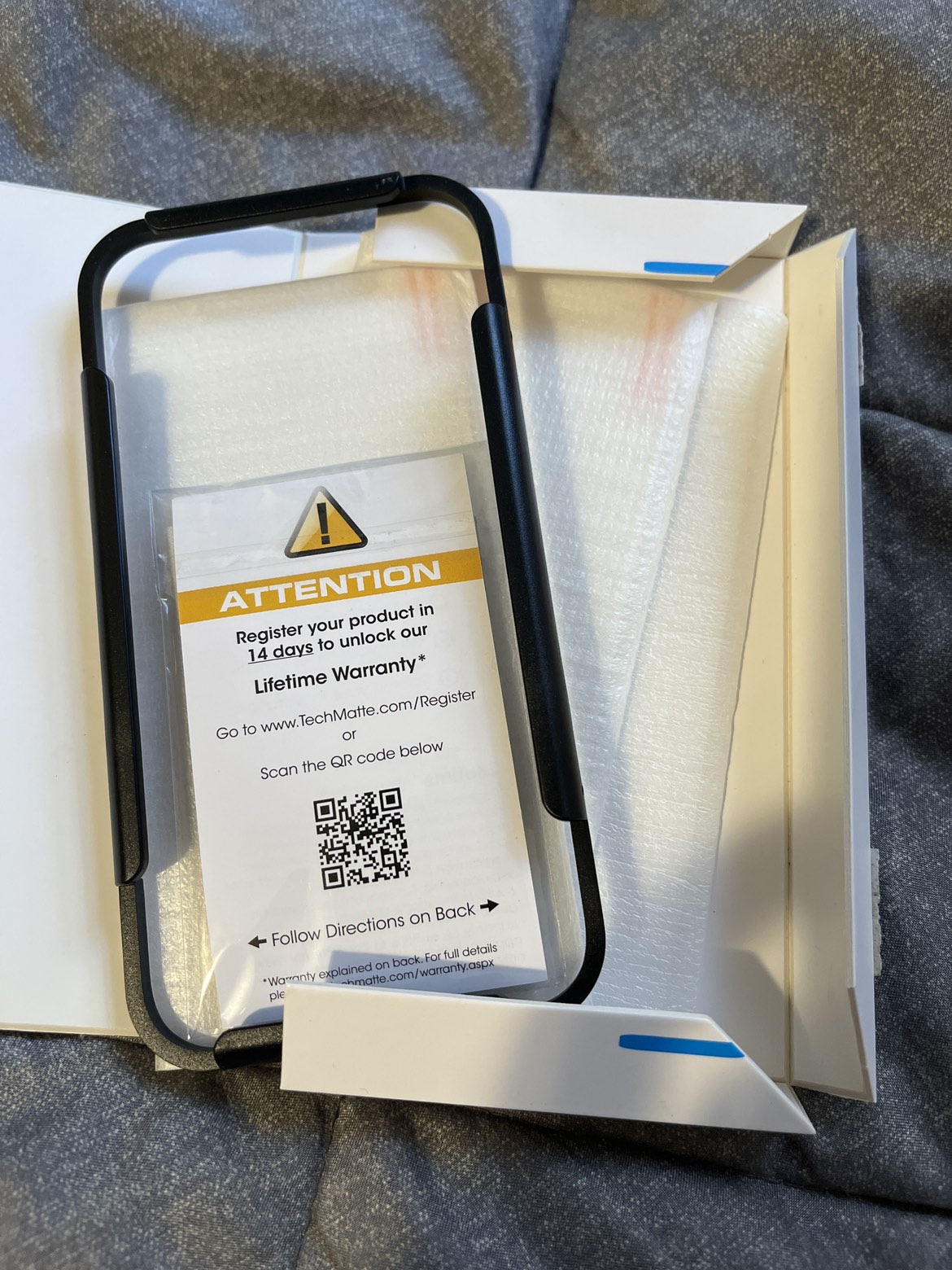 iPhone X screen protector glass - photo 3