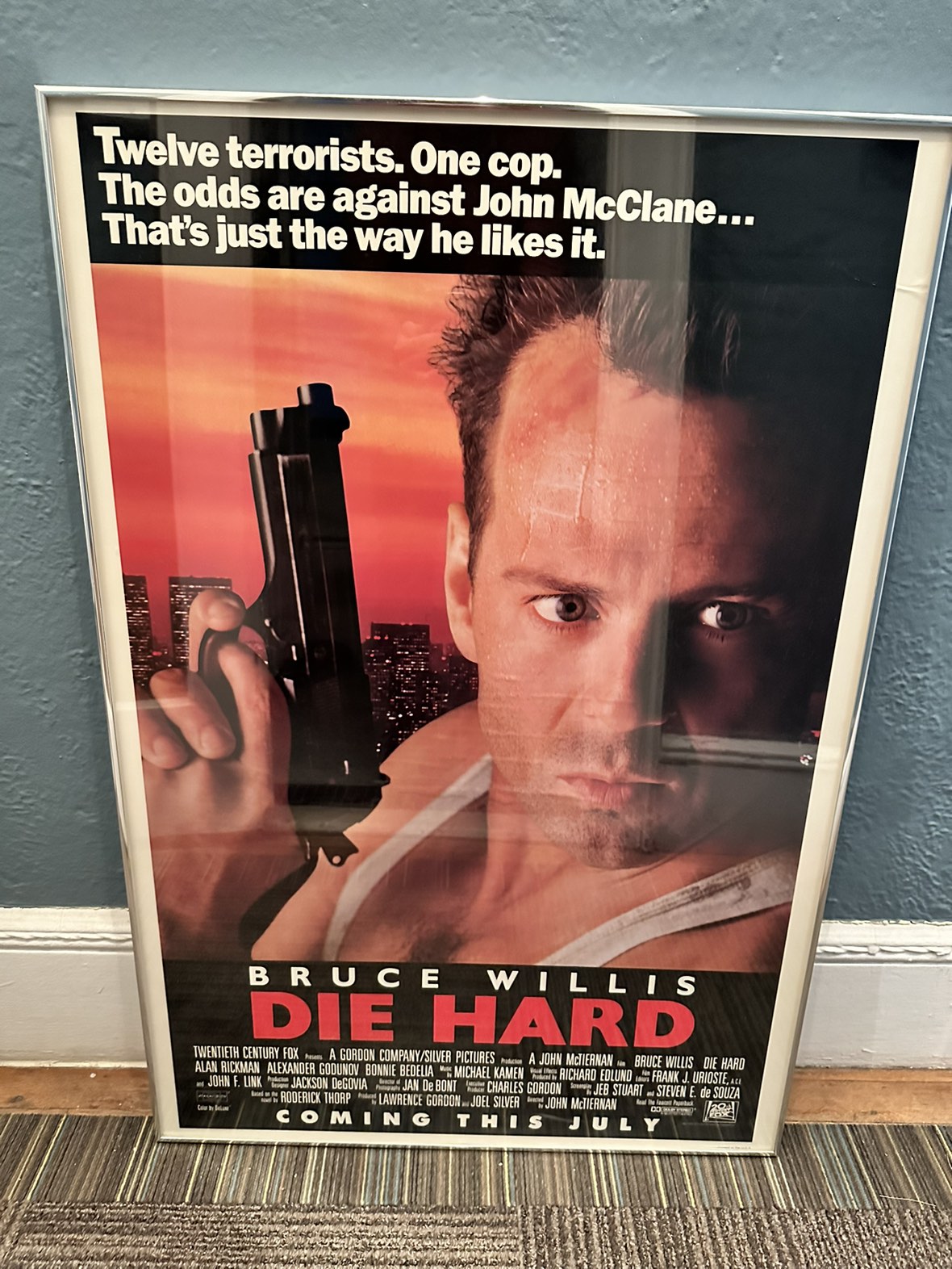 Free! Original Movie Posters, 27”x40” Framed (2) - photo 2