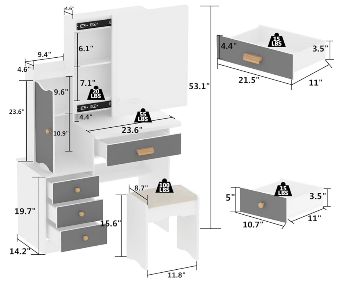 Vanity table image indicator(3)