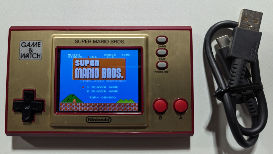 Game & Watch Super Mario Bros Nintendo Console - photo 4