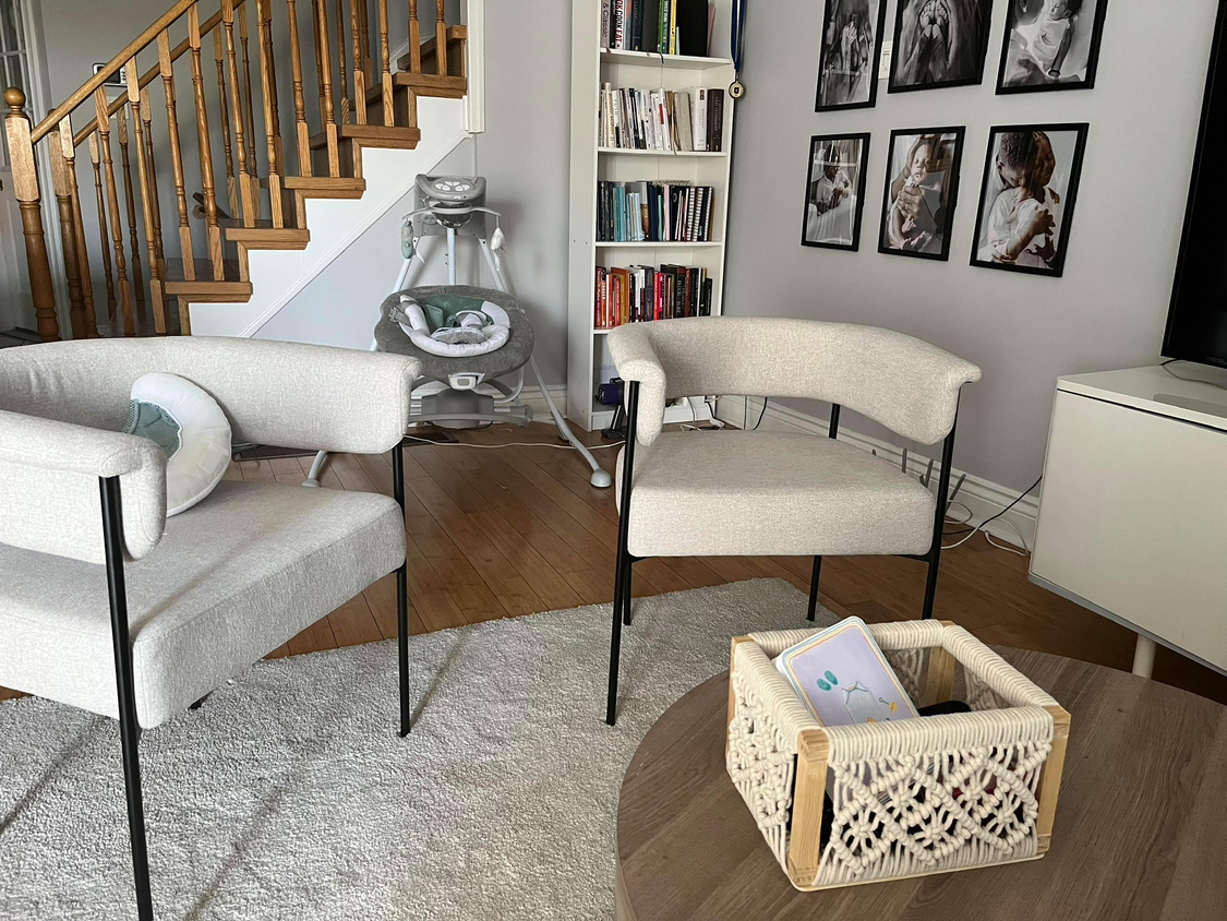 Brand New Pair of Minimalist Accent Chairs! - photo 3