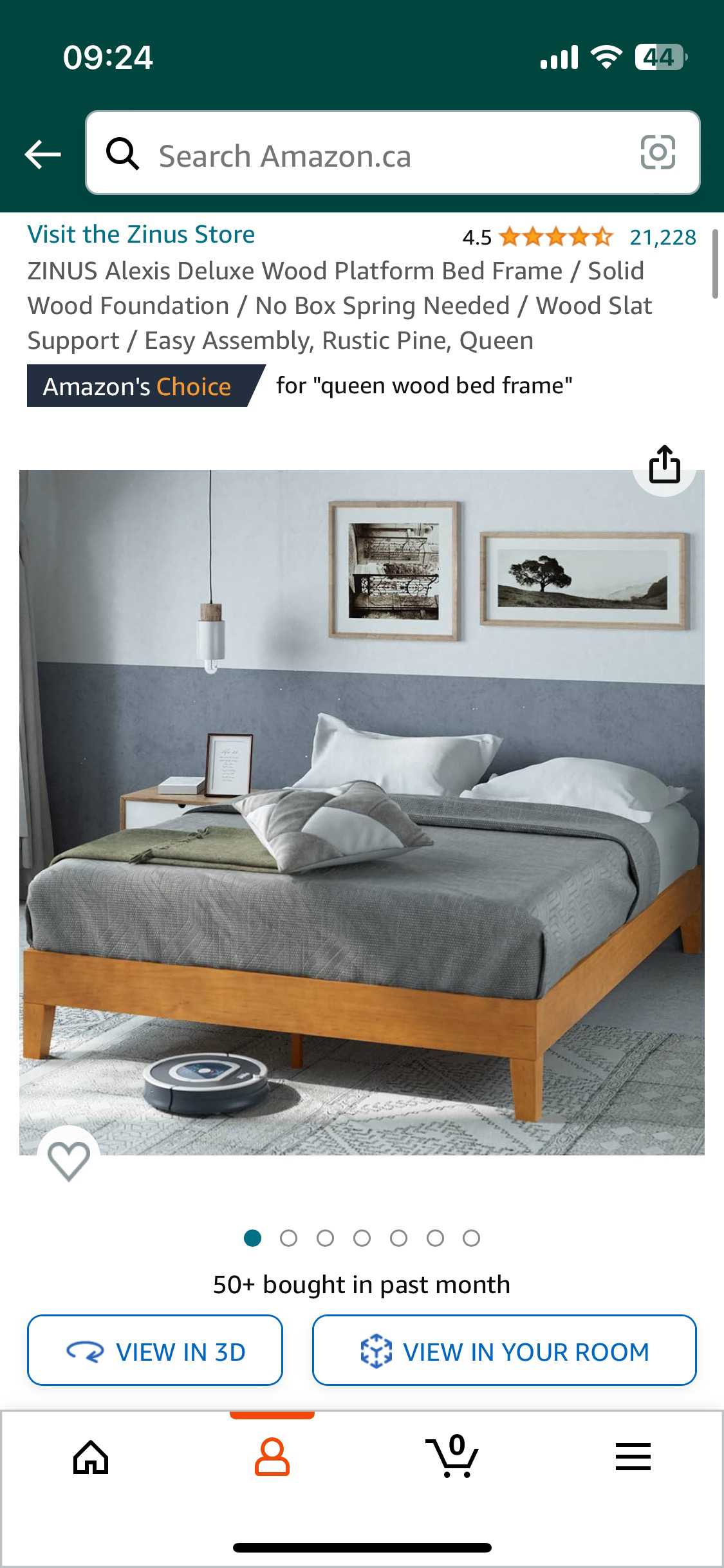 Queen size bed frame - photo 3