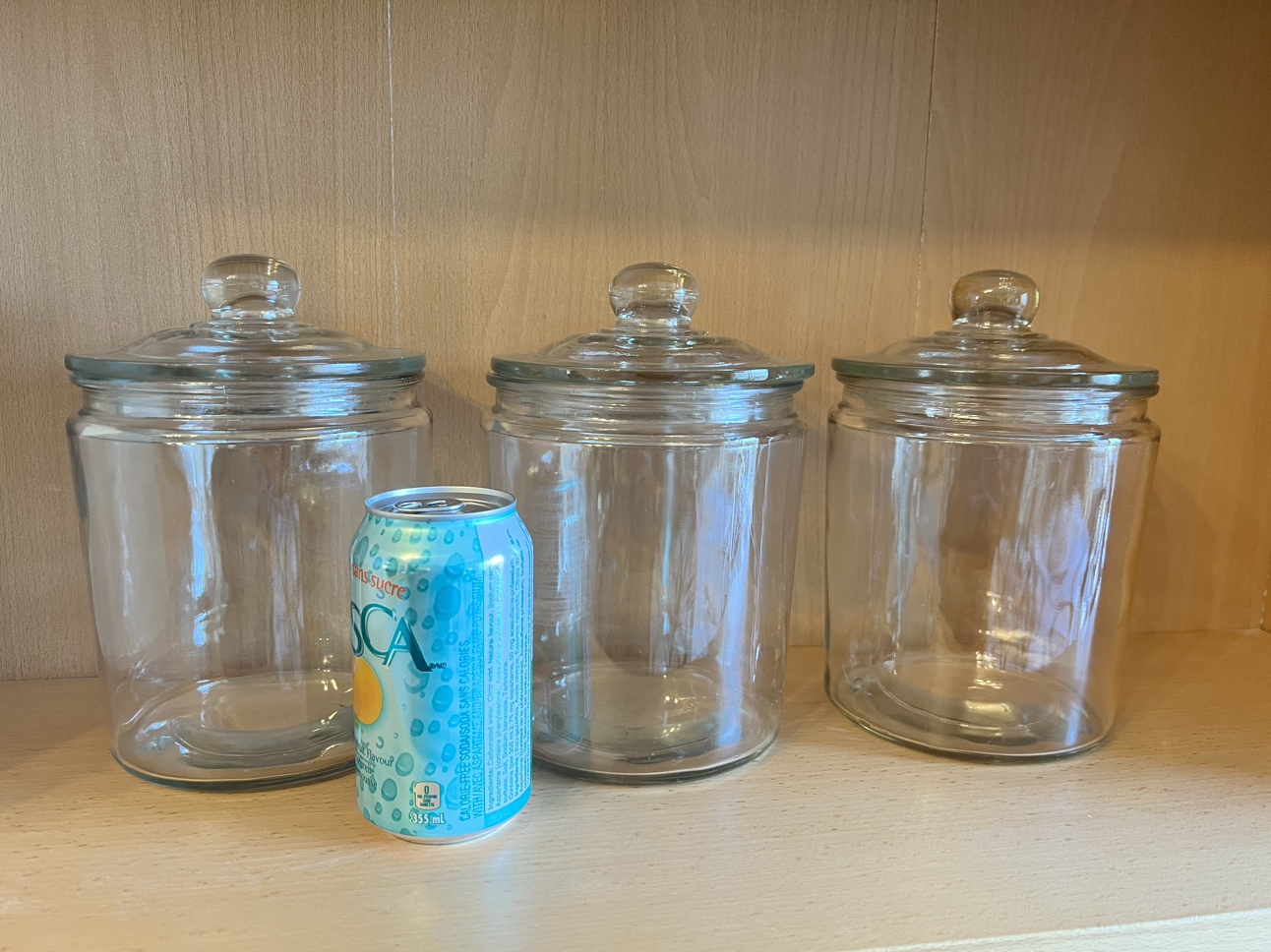 Glass Jar a set of 3 🏒 image indicator(5)