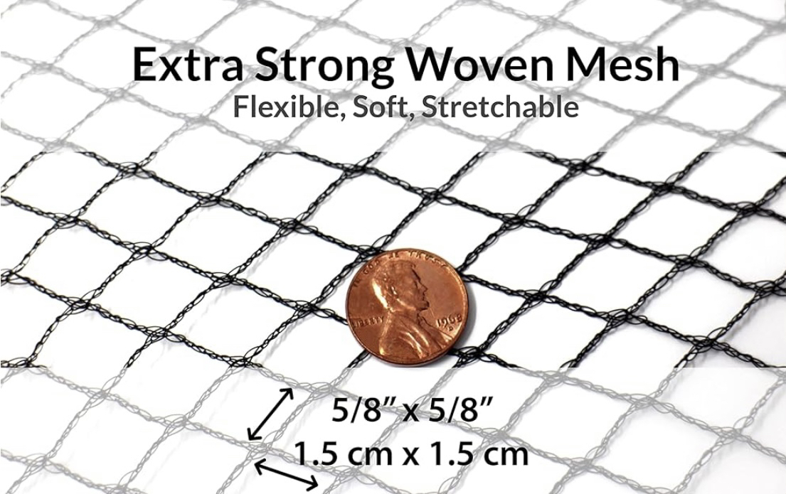 AlpineReach Garden Netting Kit 7.5 x 65 Feet (2m x 20m) - photo 2