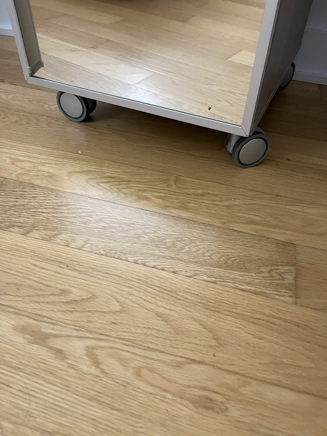 Standing Closet with a mirror and wheels - photo 4
