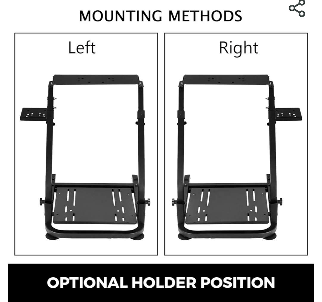 G29 G920 Racing Steering Wheel Stand fit G27/G25/G29 image indicator(5)