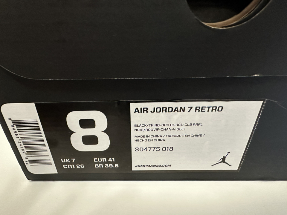 Dead stock Jordan 7 Raptors men’s sz8 - photo 5