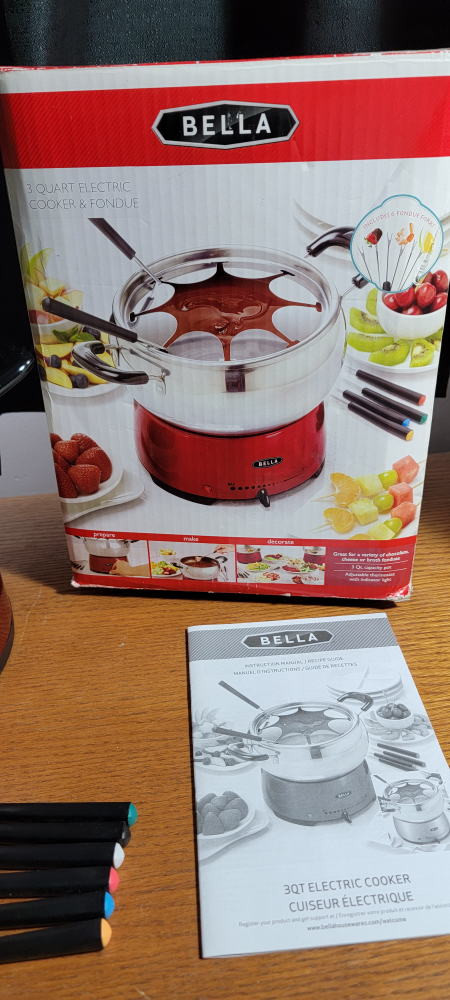 Bella 3 Quartz Electric Fondue Set - photo 2