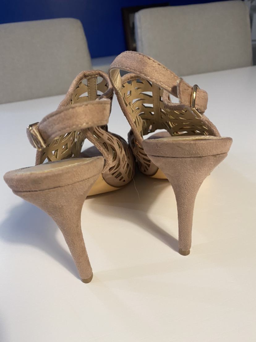 Taxi cutout shoes- dusty rose - 4” - photo 4