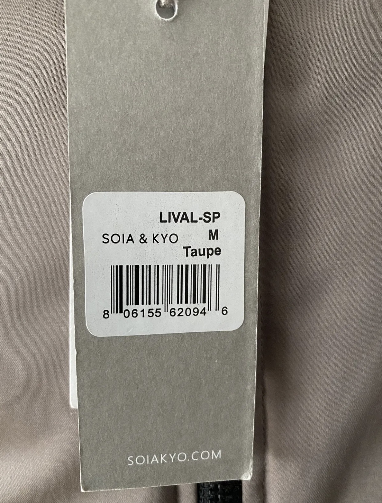 Soia & Kyo  Laval Hooded Fur-Taupe, Trim Down Coat Size M. image indicator(10)