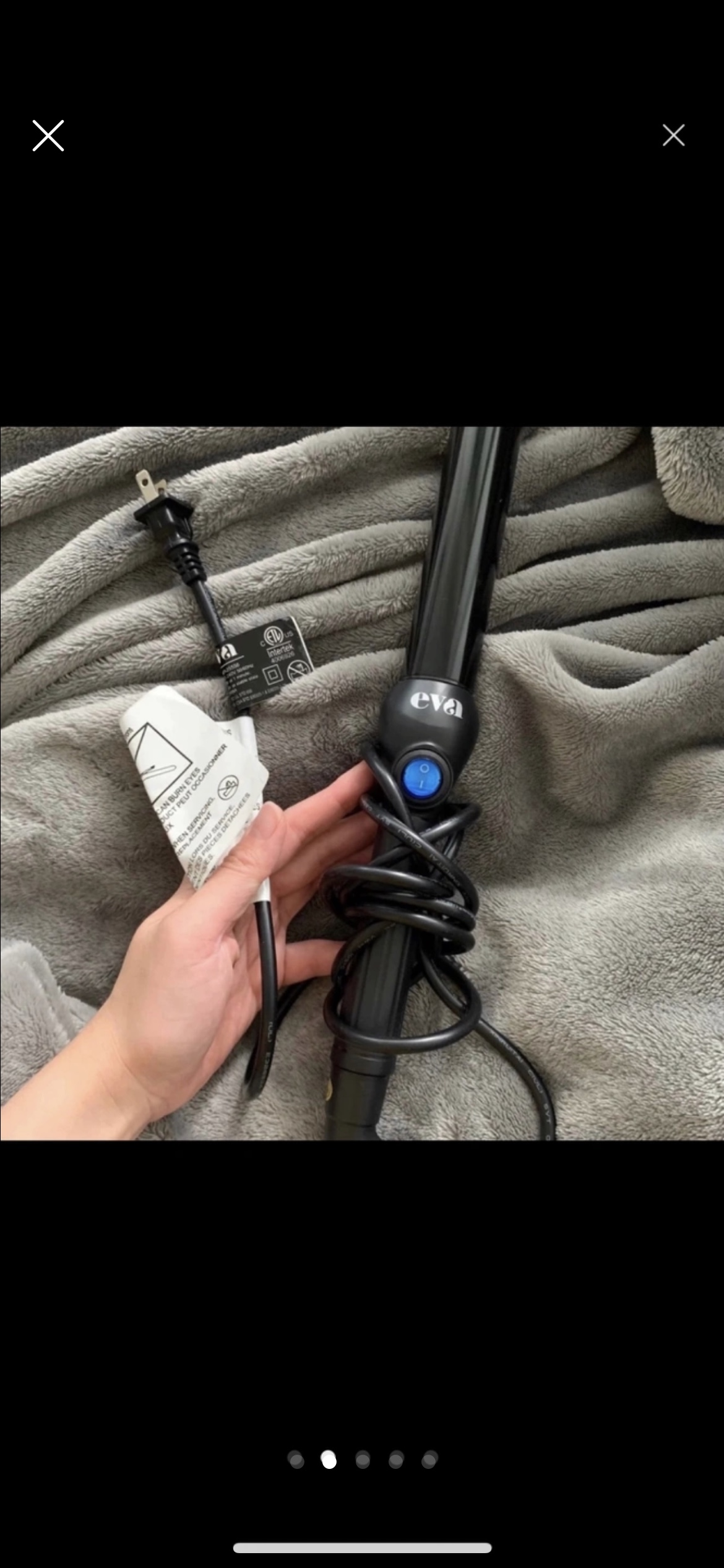 Eva Hair Curling Iron + Tresemme Volumizing Mousse + Glove 🏒 image indicator(2)