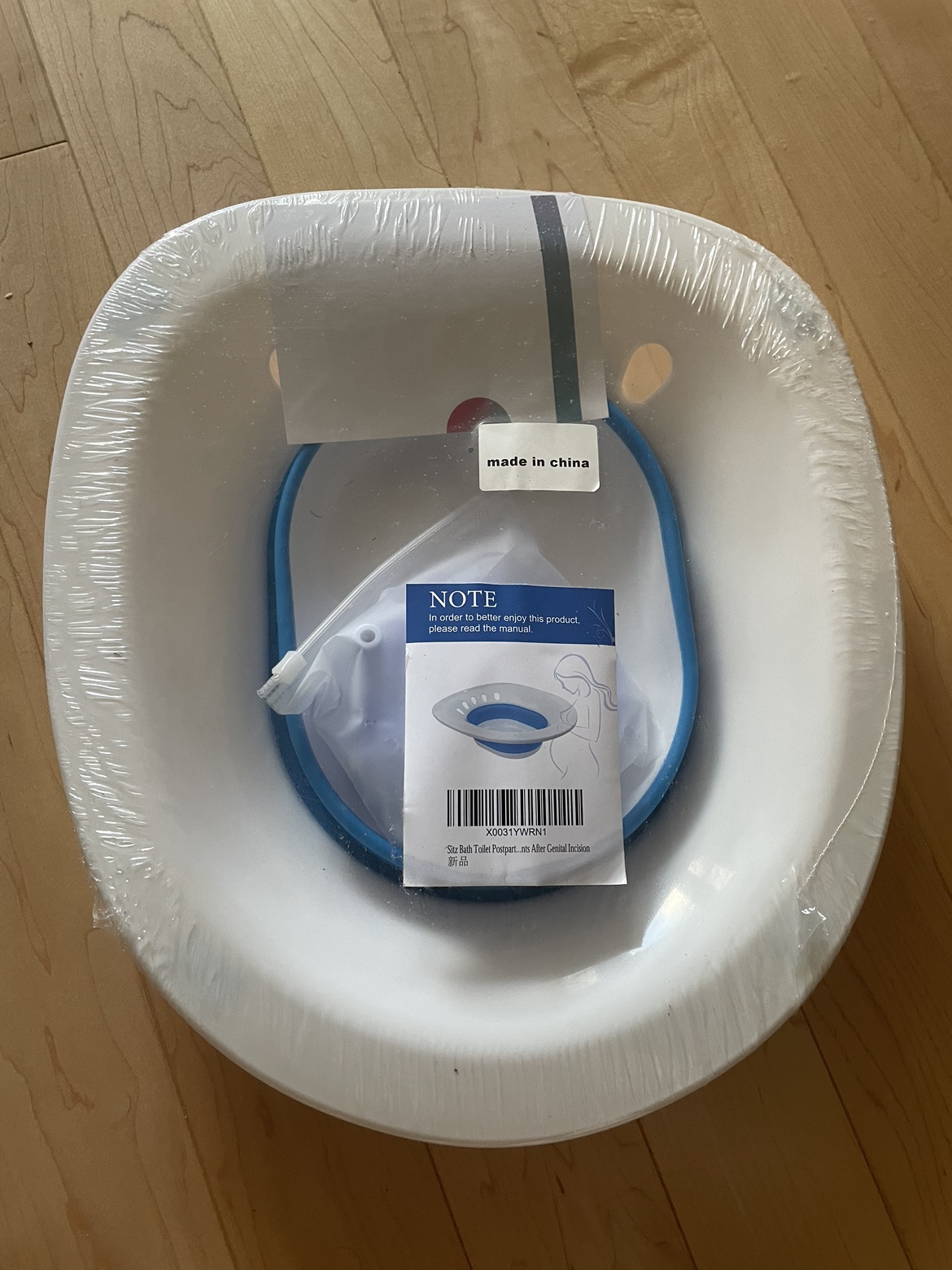 Sitz Bath Toilet Postpartum Care thumbnail