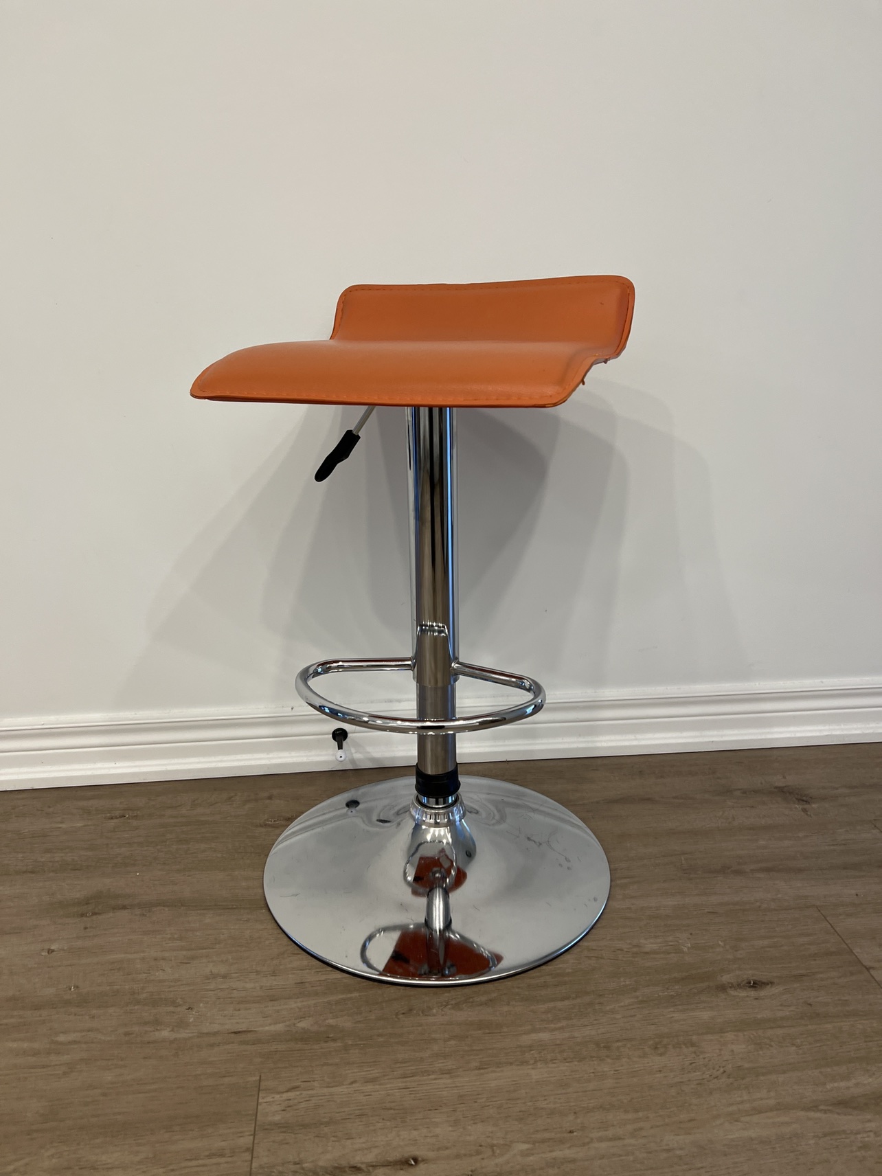 Orange barstool