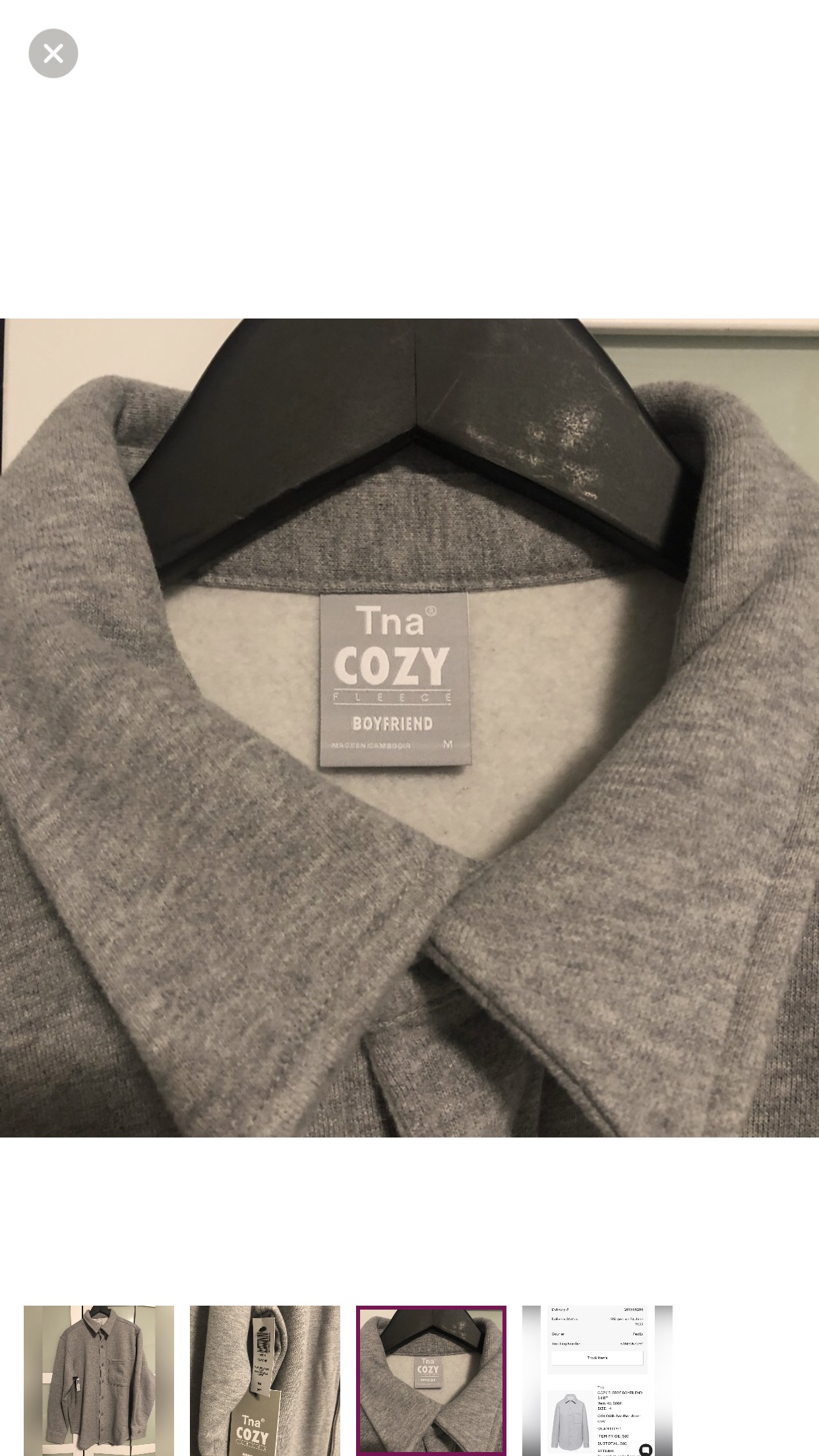 Aritzia grey cozy br fleece - photo 3