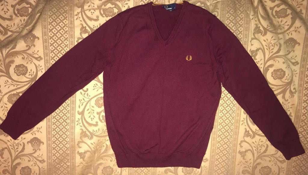 Men's Fred Perry Classic V-Neck Knitwear / Sweater