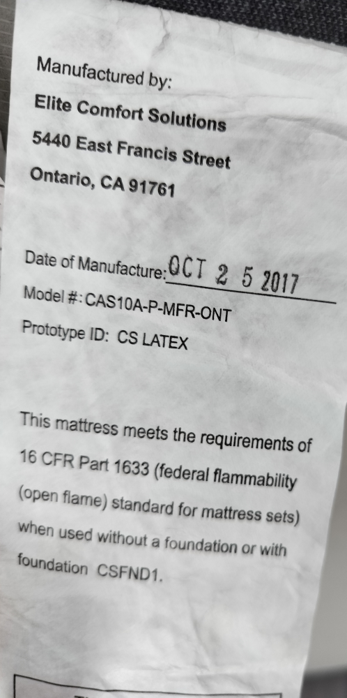Twin mattress with frame image indicator(5)
