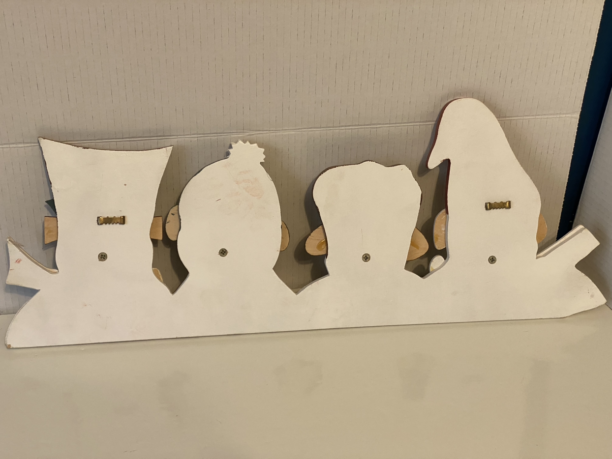 Snowfamily or SnowFriends Decor or Mitten/toque holder image indicator(6)