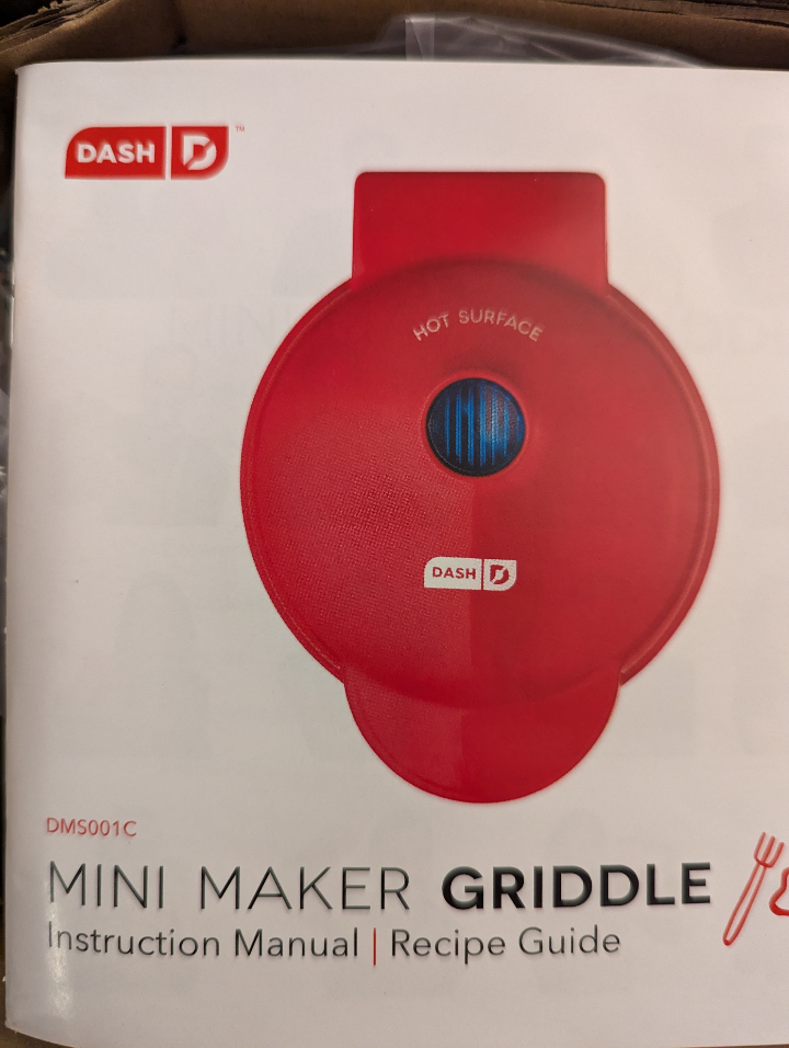 Dash Mini Griddle Maker image indicator(2)
