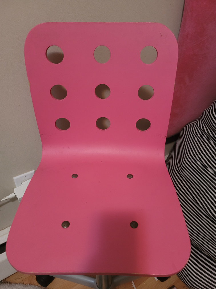 pink computer chair