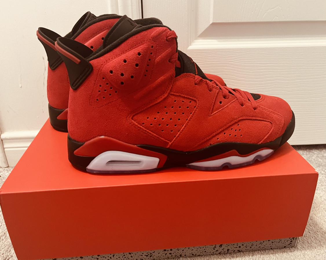 Men's Air Jordan 6 Retro Toro Bravo - Red - photo 2