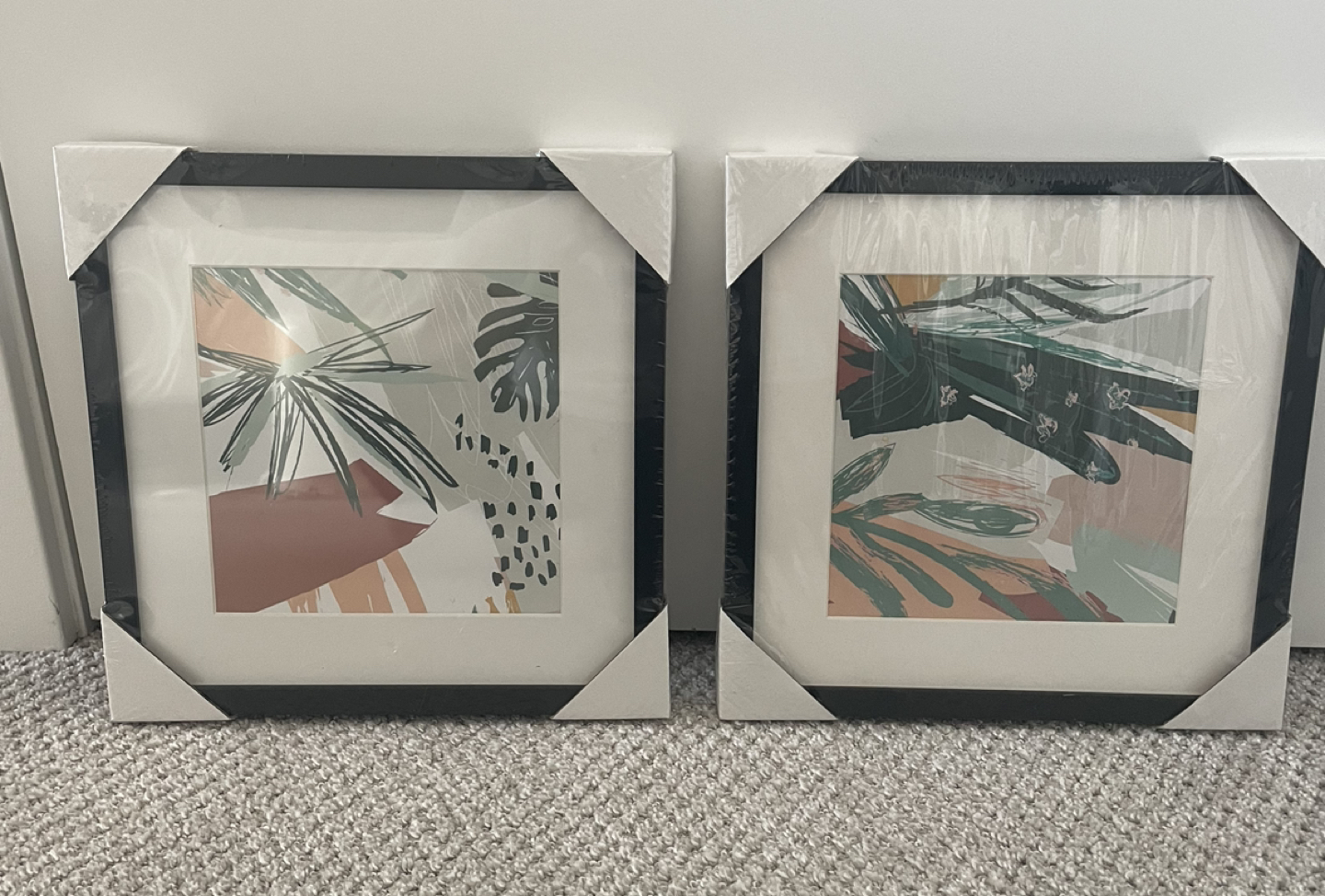 2 beautiful art pieces - ready to hang thumbnail