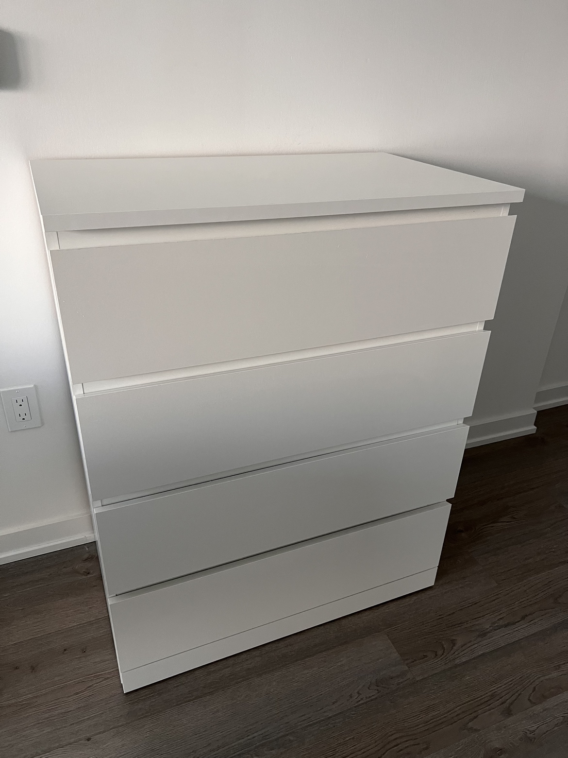 IKEA drawer, 4-drawer chest, white