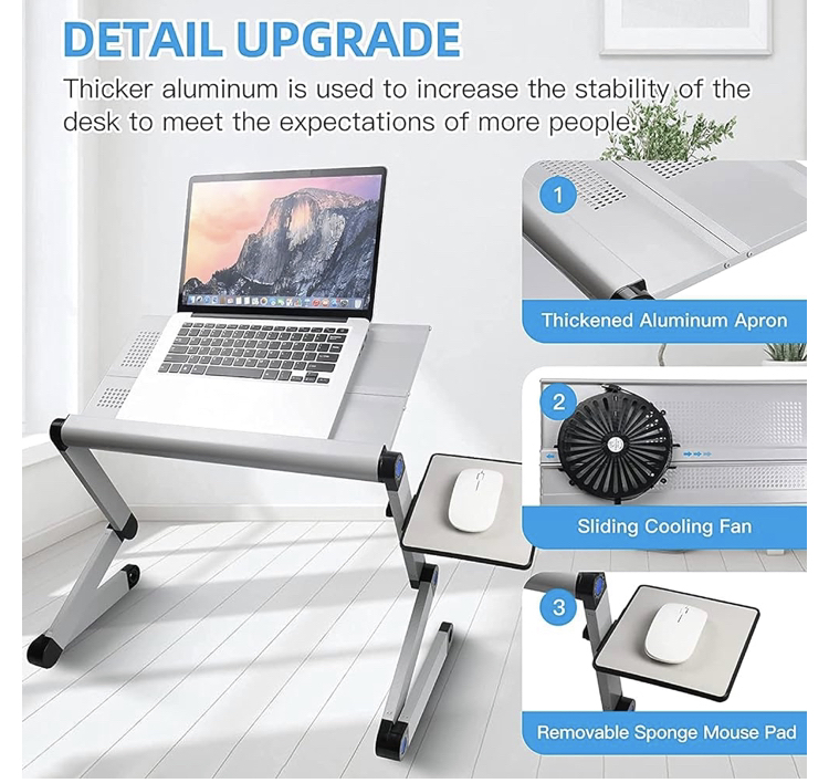 Laptop stand - adjustable positions and use cases image indicator(4)