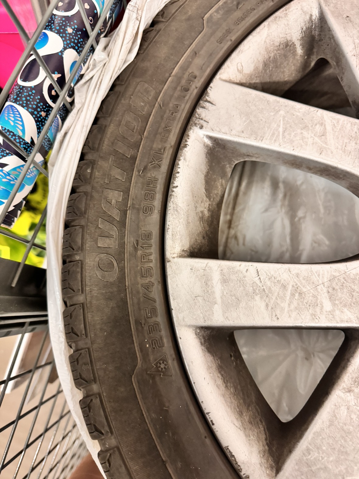 Winter tire and rim - photo 3