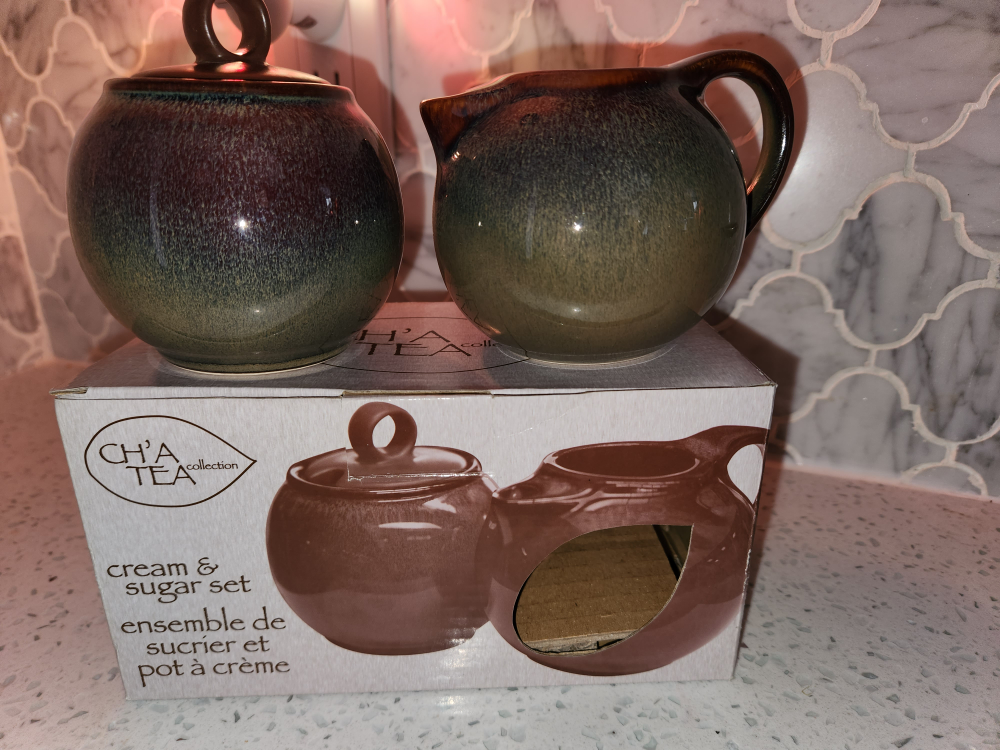 Creamer & Sugar bowl Ch'a Tea Collection  image indicator(3)