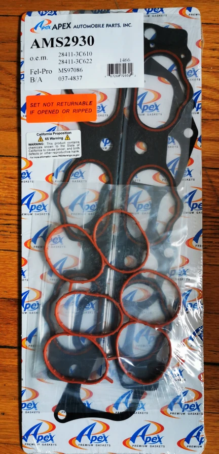 Apex Air Intake Manifold Gasket Hyundai/Kia *New*