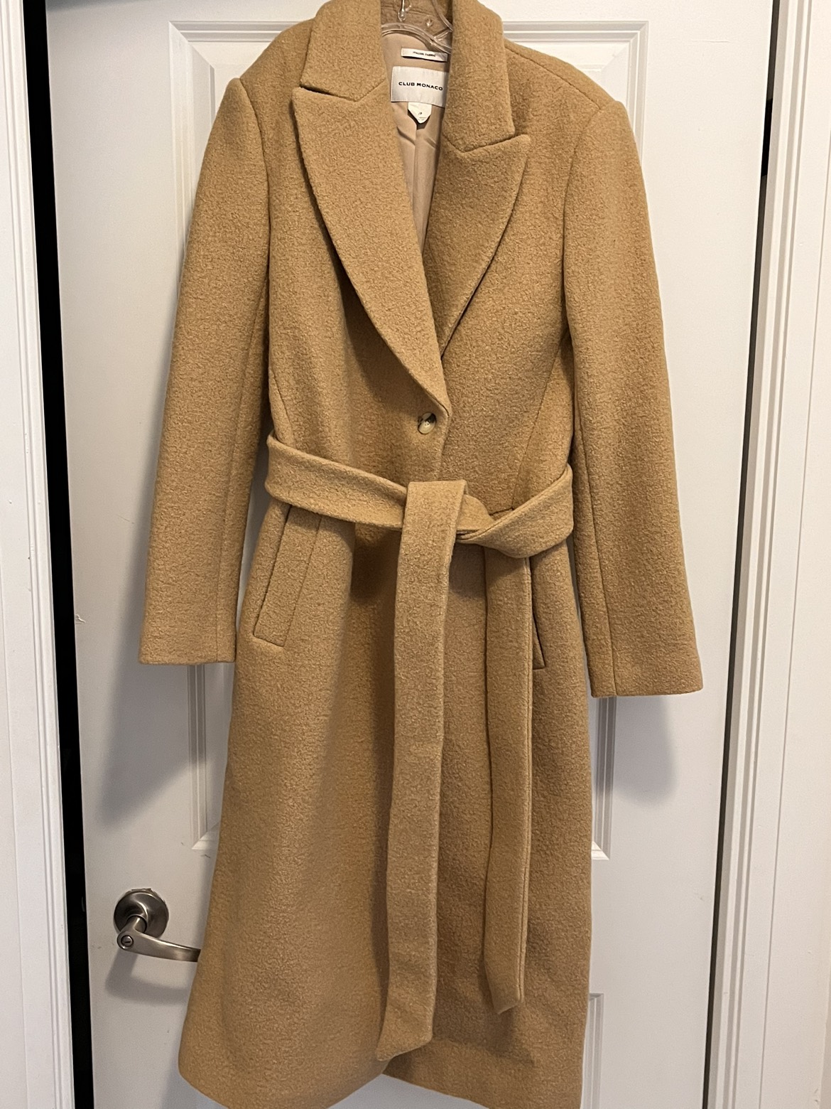 Club Monaco Camel Coat