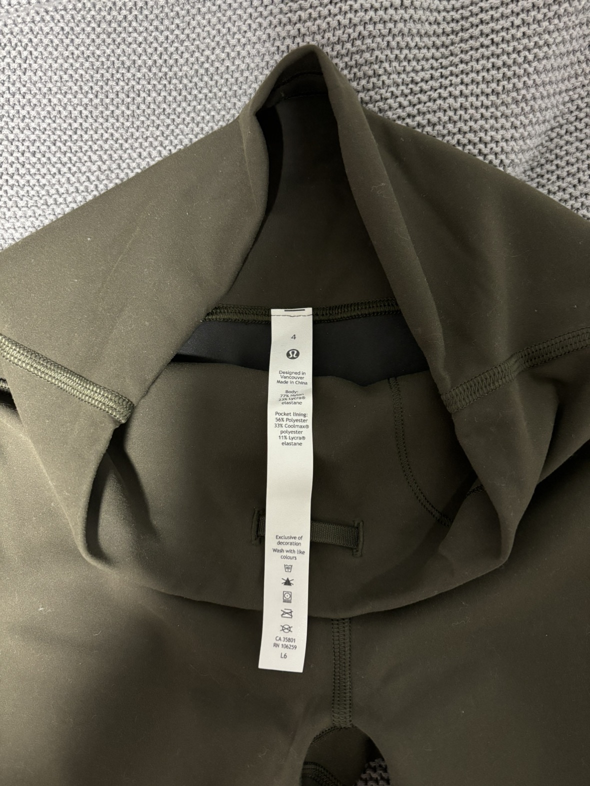 NWOT lululemon wunder train 25” sz 4 - photo 3