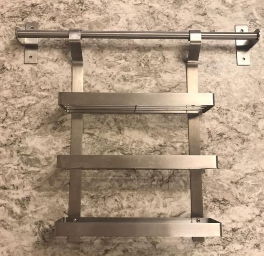 Grundtal Kitchen Wall Rack for spices jars ❄️ image indicator(2)