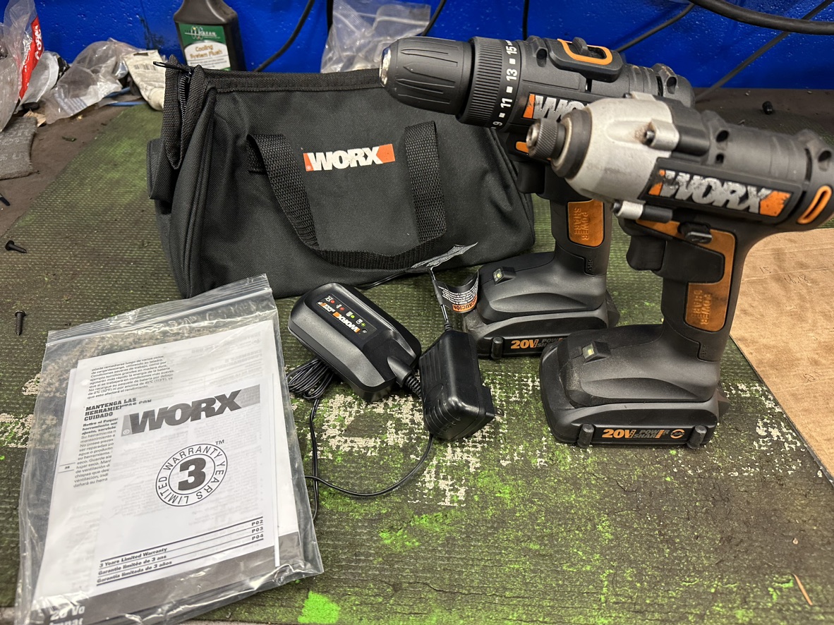 Worx impact drill and impact wrench